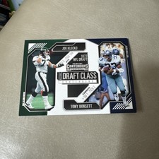 Joe Klecko/ Tony Dorsett 2024 Panini Contenders Draft Class Jets Cowboys #1