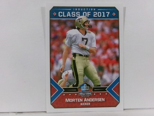 2017 NFL Sticker & Card Collection Sticker Induction Class #1 Morten Anderson