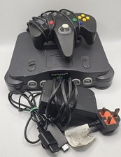 Nintendo 64 N64 Console W/ Controller + Wires | Tested Pal | HDMI Cable Too