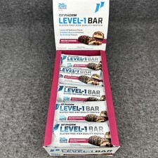1st Phorm Level-1 Bar 20g Protein Salted Caramel Box Of 15 FRESH EXP 9/2026