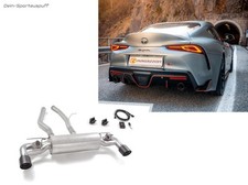 Ragazzon Duplex Klappenauspuff Toyota GR Supra A90 je 100mm scharf Carbon