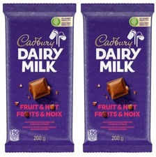 Cadbury Dairy Milk Fruit & Nut Chocolate Bars...