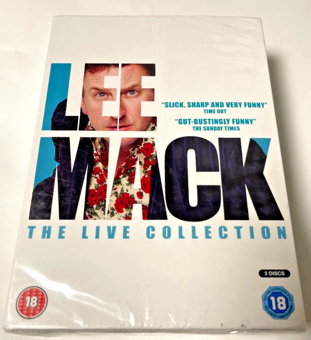 Lee Mack - The Live Collection DVD (2015) Lee Mack cert 18 3 discs - New Sealed