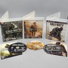 PS3 LOT: Call of Duty: Modern Warfare 1, MW 2 + Advanced Warfare (PlayStation 3)