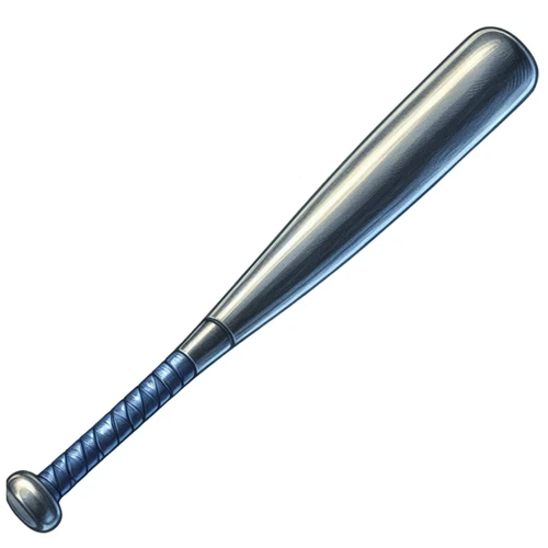 Baseball Bat Self Adhesive Vinyl Sticker