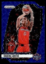 2024-25 Prizm Blue Lazer Prizms WNBA Shakira Austin Washington Mystics #134