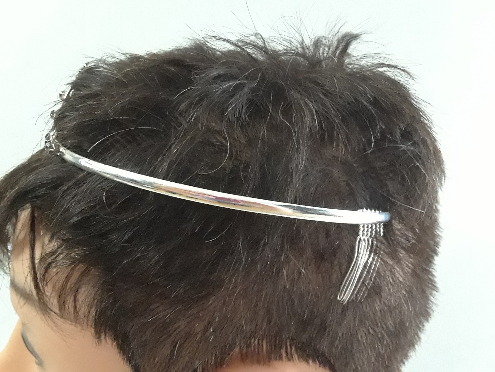 Princess Tiara Bridal Purple Rhinestone Delicate Headwear for Party