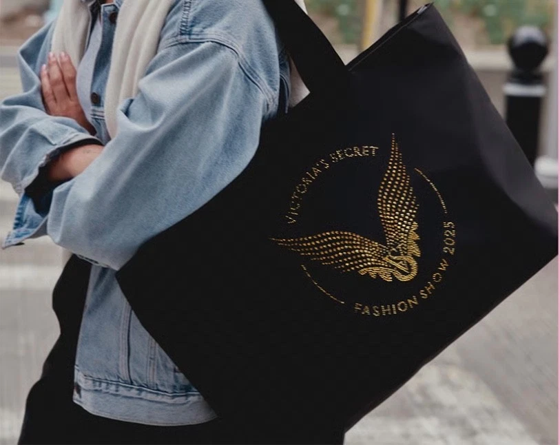 Victoria's Secret VS Bling Rhinestone Tote Bag Fashion Show 2025 Angel Wings - Image 4 of 4