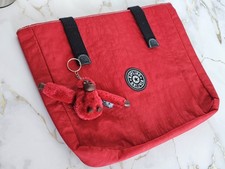 Borsa Kipling rossa per laptop con scimmia Usata ottime condizioni