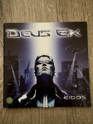 Deus Ex Eidos PC Spiel nur Original Papieranleitung