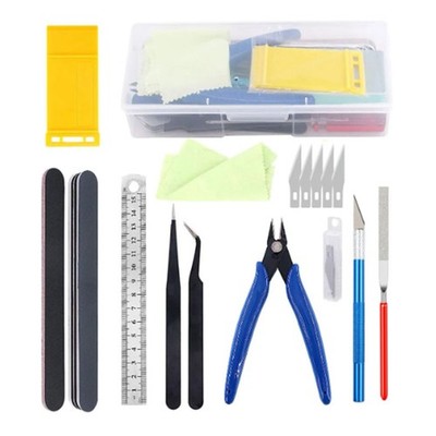 12Pcs for Gundam Modeler Basic Tool Craft Kit Car Model Hobby Building Repairing
