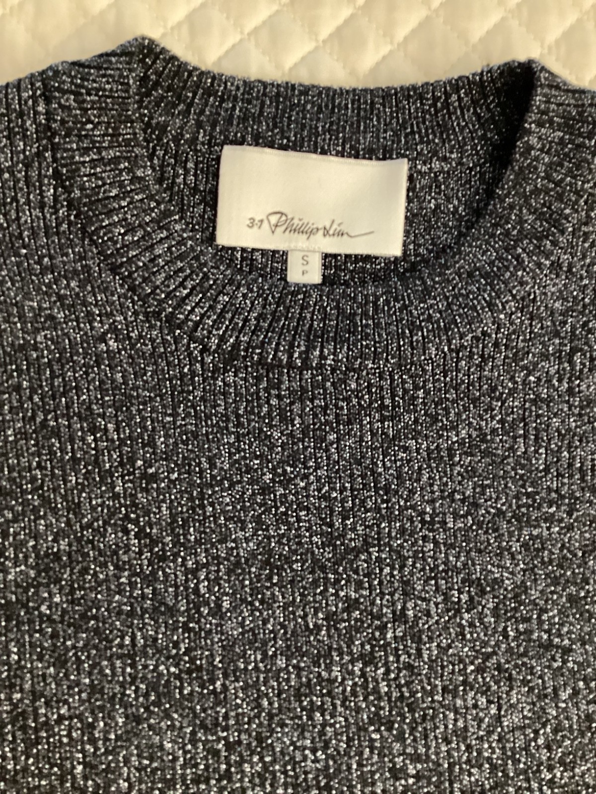 PHILLIP LIM NAVY/SILVER PULLOVER - image 2