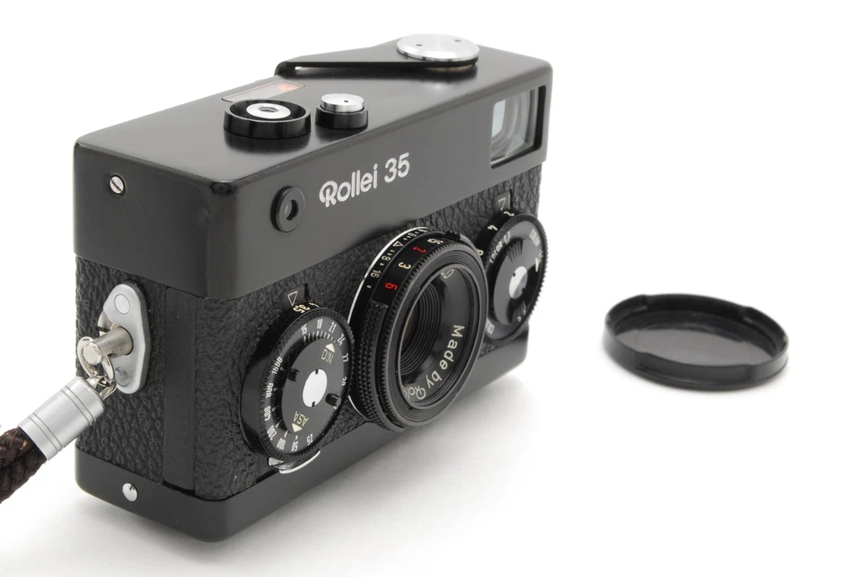 [NEAR MINT / Case] Rollei 35 Black Body Film Camera Tessar 40mm f/3.5 From Japan - Image 4 of 4