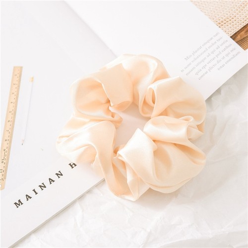 12 Pcs Girls Hair Elastics Handmade Cotton Rope Stretch Tie Solid Color Ties - Picture 10 of 12