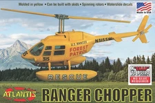 Atlantis 1/64 Ranger Chopper Plastic Model Kit M1025
