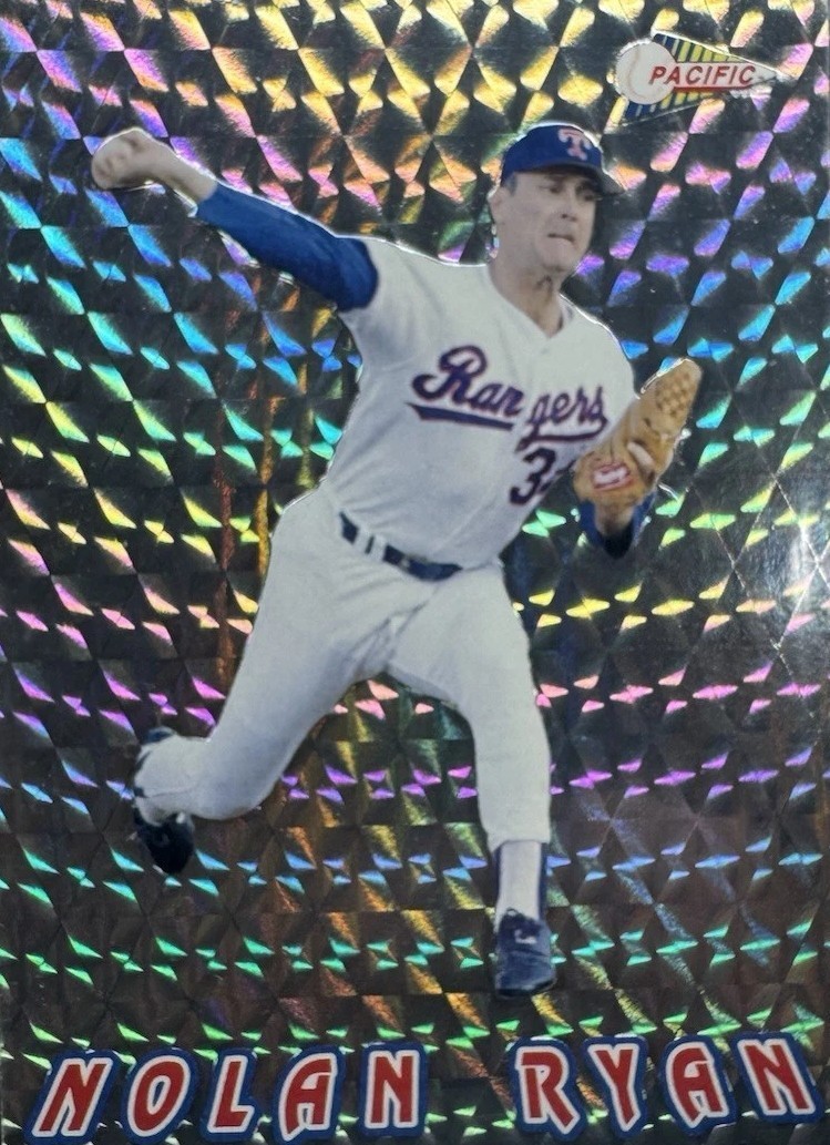 1993 Pacific Prism Nolan Ryan Texas Rangers #13 of 20