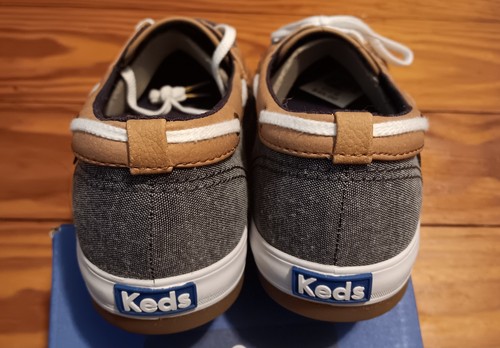 Womens Keds Charter Chambray Blue Deck Shoes. Size 7. WF60163 - Picture 6 of 9