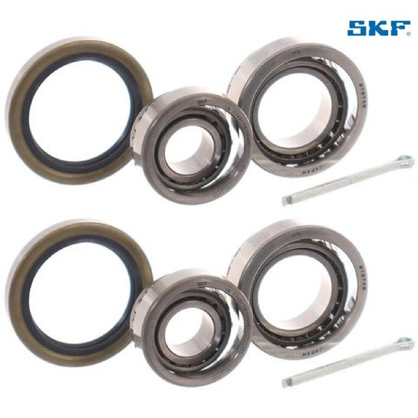 2X Radlagersatz SKF VKBA3217 2 Radlager Satz Links Rechts Hinterachse-image