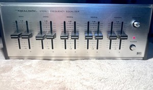 Realistic Model #31-1987 Stereo EQ Frequency Equalizer Vintage Watch Video