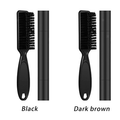 2Pcs Double Headed Beard Pencil Filler Bartpinsel Set Man Beard Filling Pen