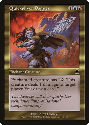 Quicksilver Dagger #118 (MP) Apocalypse APC Magic MTG