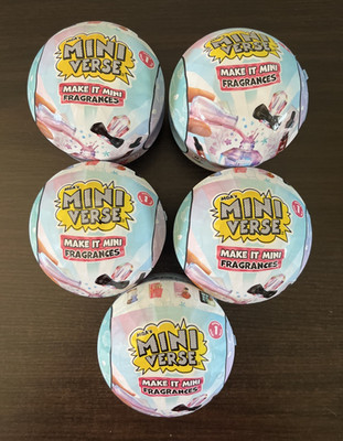 NIP MGA's Miniverse Lot Of 5 Make It Mini Fragrances Collectible Mystery
