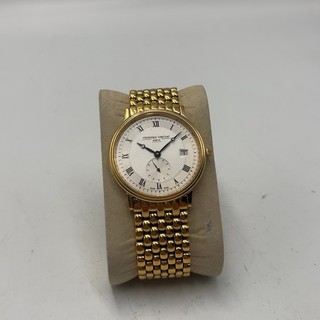 Orologio Frederique Constant Slimline FC245X3S5 Quarzo Tono Oro Non Funzionante