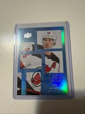 Jack Hughes 2024-25 Upper Deck Series 1 Hockey UD Portraits New Jersey Devils