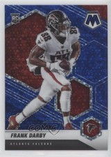 2021 Panini Mosaic Rookies No Huddle Blue Prizm 11/75 Frank Darby #389 4z8