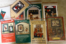 Christmas Patterns Quilt Applique Patterns Santa Angel Tree skirt Stoking LOT 9