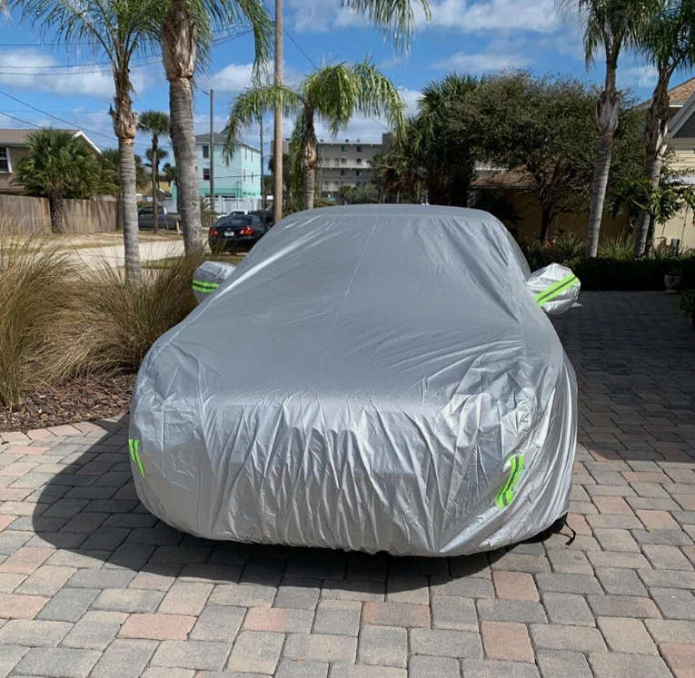 For Pontiac Firebird Full Car Cover All Weather Protection Waterproof Outdoor Foto 2 de 4