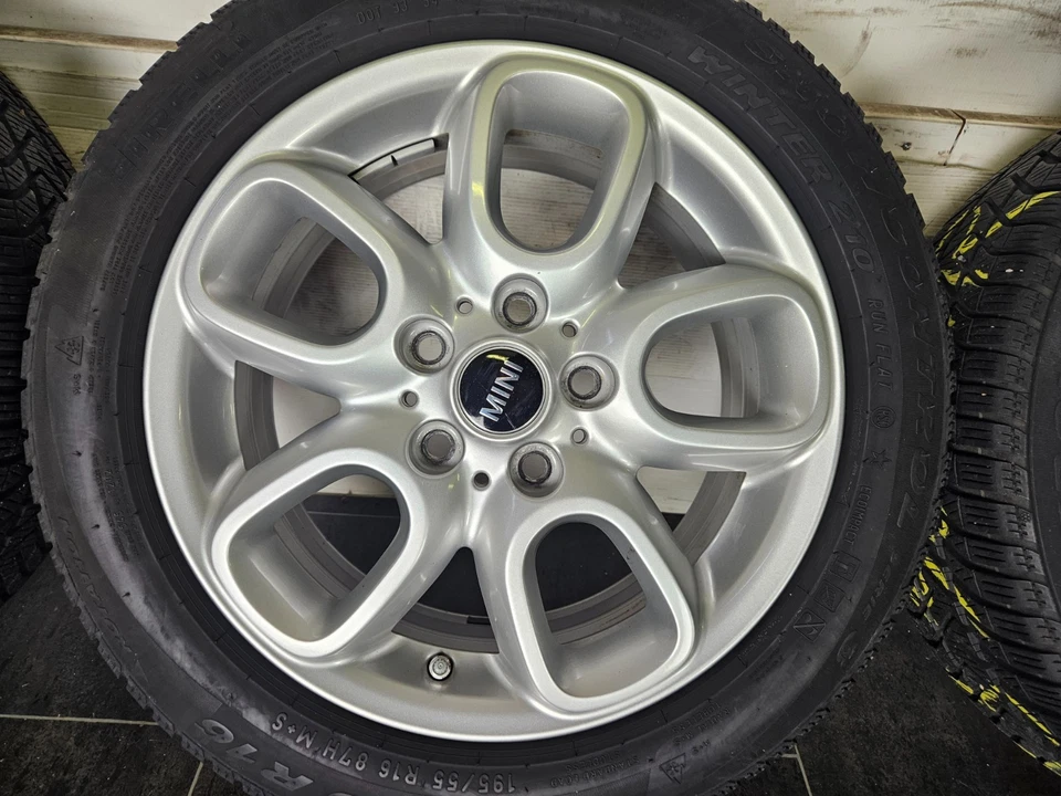 MINI Cooper One F55 F56 F57 16 Zoll Spoke 494 Winterräder Alufelgen RDK 7mm - Bild 3 von 4
