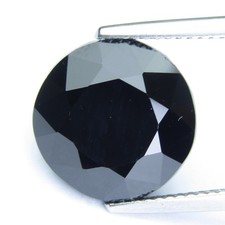 12.46Cts Winsome Natural Black Spinel 13mm Round Shape Loose Gemstone