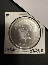 1 oz Silver Round - A-Mark Liberty Bell 103.51 per troy oz