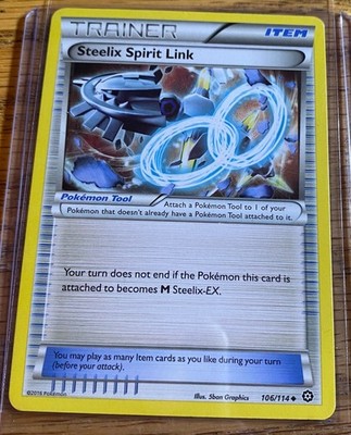 Trainer Steelix Spirit Link - 106/114 - Uncommon - Lightly Played