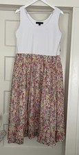 TOMMY HILFIGER  Palma Mixed Media Tank Maxi DRESS Size XL NWT Floral