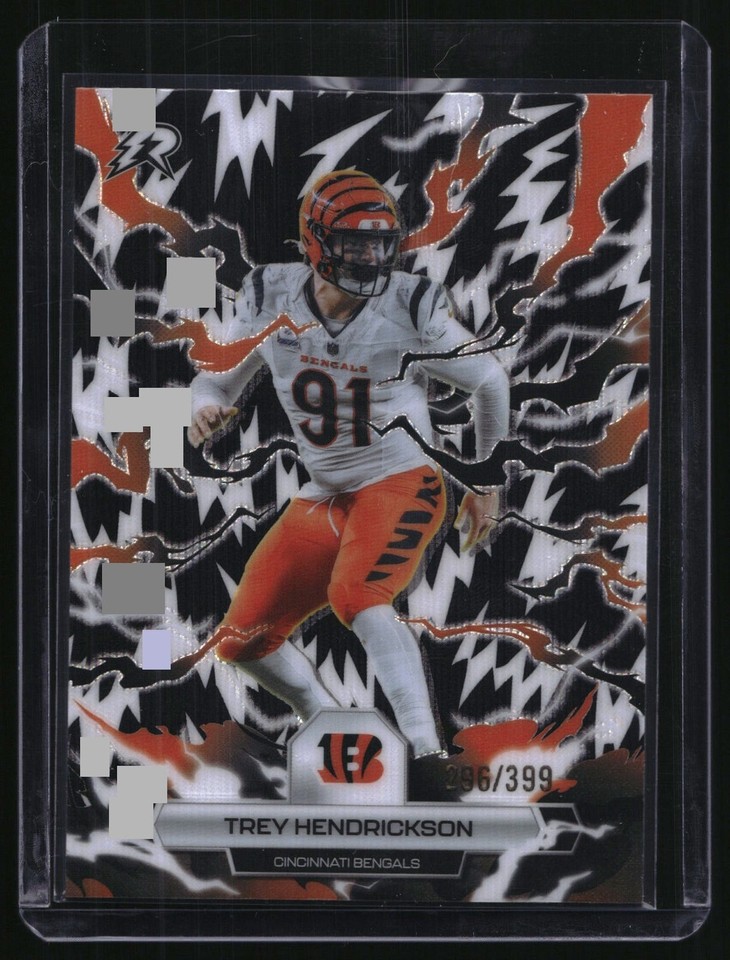 2025 Trey Hendrickson Topps Resurgence Black & White Surge #21 Trey Hendrickson Topps Resurgence Black & White Surge #21 296/399 Bengals