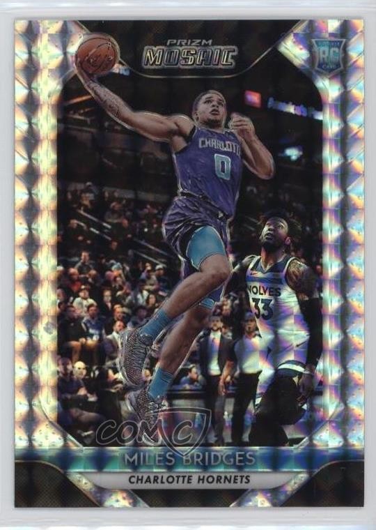 2018-19 Panini Prizm Mosaic Miles Bridges #76 Rookie RC