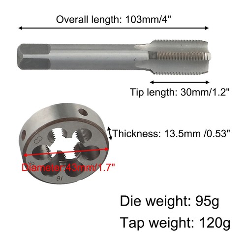 Thread Tap HSS Right Hand Die For Molding Machine Metric Non-ferrous Tap - Picture 13 of 24