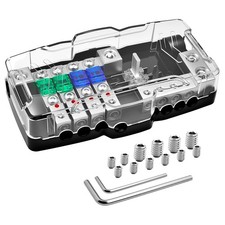 Fused Power Distribution Block Car Audio 4 Wa...