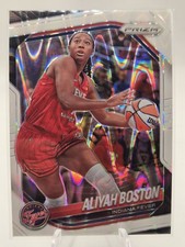 2025 Panini Prizm WNBA - Aliyah Boston #75 White Seismic Prizm