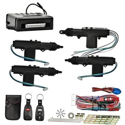 Universal Car Power Door Lock Kit with 4Pcs 12V Car Door Lock Actuator,