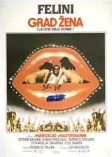 LA CITTÀ DELLE DONNE / CITY OF WOMEN exYU movie poster 1980 MASTROIANNI, FELLINI
