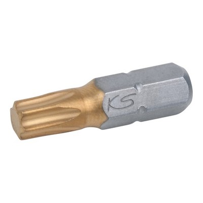 KS TOOLS 911.3653 1/4'' TIN Bit Torx, 25mm, T15, 5er Pack
