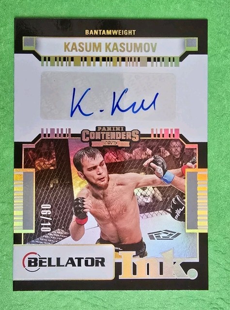 2025 Panini Contenders PFL Debut KASUM KASUMOV AUTO /10 🔥 #BT-KSM BELLATOR INK