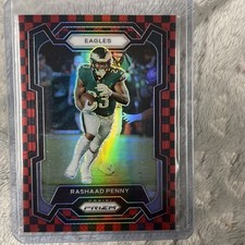 Rashad Penny  2023 Panini Prizm Red & Black Checkerboard #242