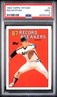 NOLAN RYAN 1988 TOPPS TIFFANY #6 PSA 9 MINT BASEBALL CARD RECORD BREAKER HOF