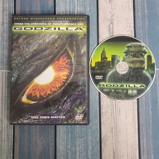 GODZILLA Deluxe Widescreen Presentation DVD 1998 TriStar PG 13 Excellent CIB 