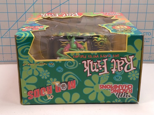 Mod Rods Ed Roth Rat Fink 1:24 Mercury Diecast + Figure, Racing Champions 2000 - Picture 5 of 7