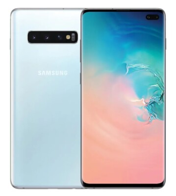   Samsung Galaxy S10+ S10 Plus Factory UNLOCKED SM-G975U1 (128GB PRISM WHITE)
